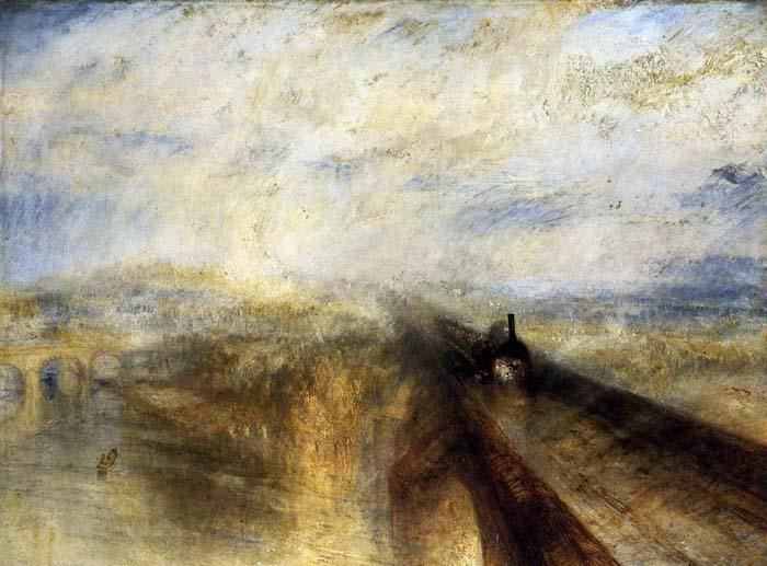 Joseph Mallord William Turner Rain, Steam and Speed The Great Western Railway before 1844 Spain oil painting art